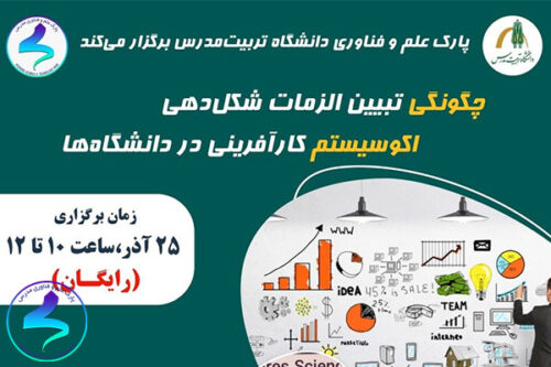برگزاری وبینار شکلدهی زیستبوم کارآفرینی