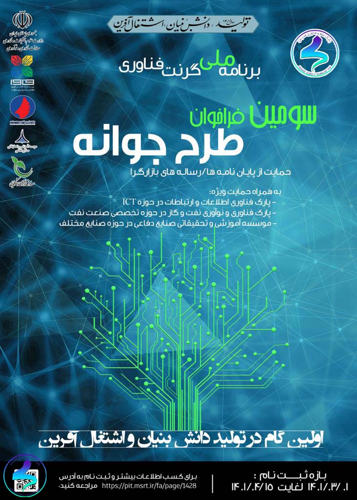 برگزاری طرح گرنت فناوری جوانه سه