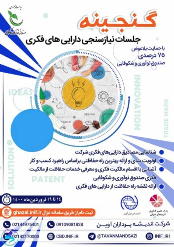 برگزاری جلسات استان نیازسنجی داراییهای فکری