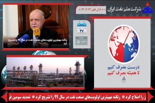 سامانه دیجیتال ساینیج برنا رسانه در شرکت ملی نفت ایران
