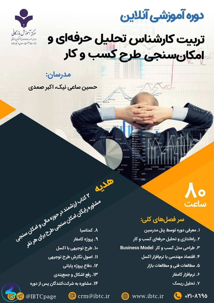 برگزاری دوره تربیت کارشناس تحلیل حرفهای