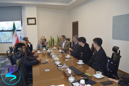 نشست صمیمانه رئیس پارک دانشگاه تربیت مدرس با پرفسور Guobao
