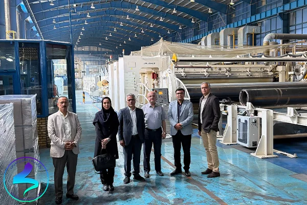 بازدید رئیس از شرکت اطلس فیلم